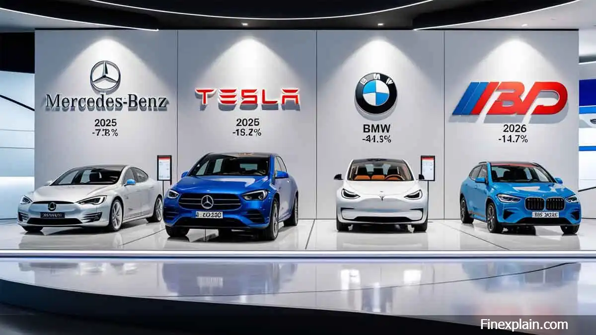 Mercedes vs BMW vs Tesla vs BYD: Aktienvergleich