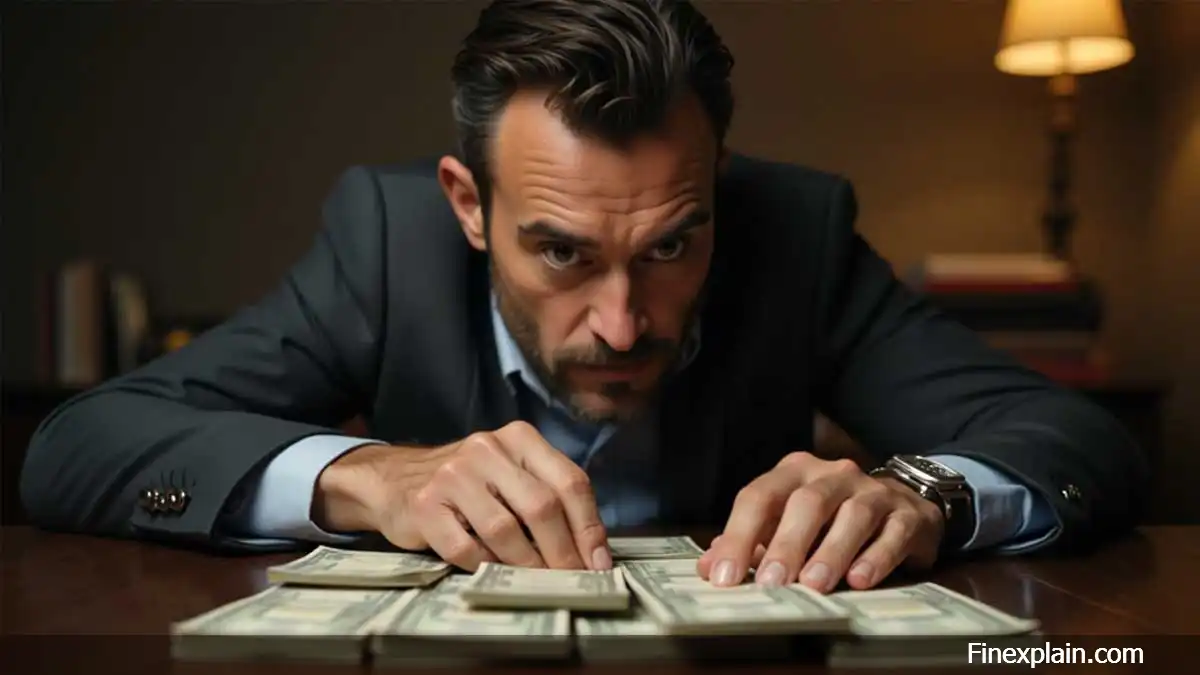 Man with money